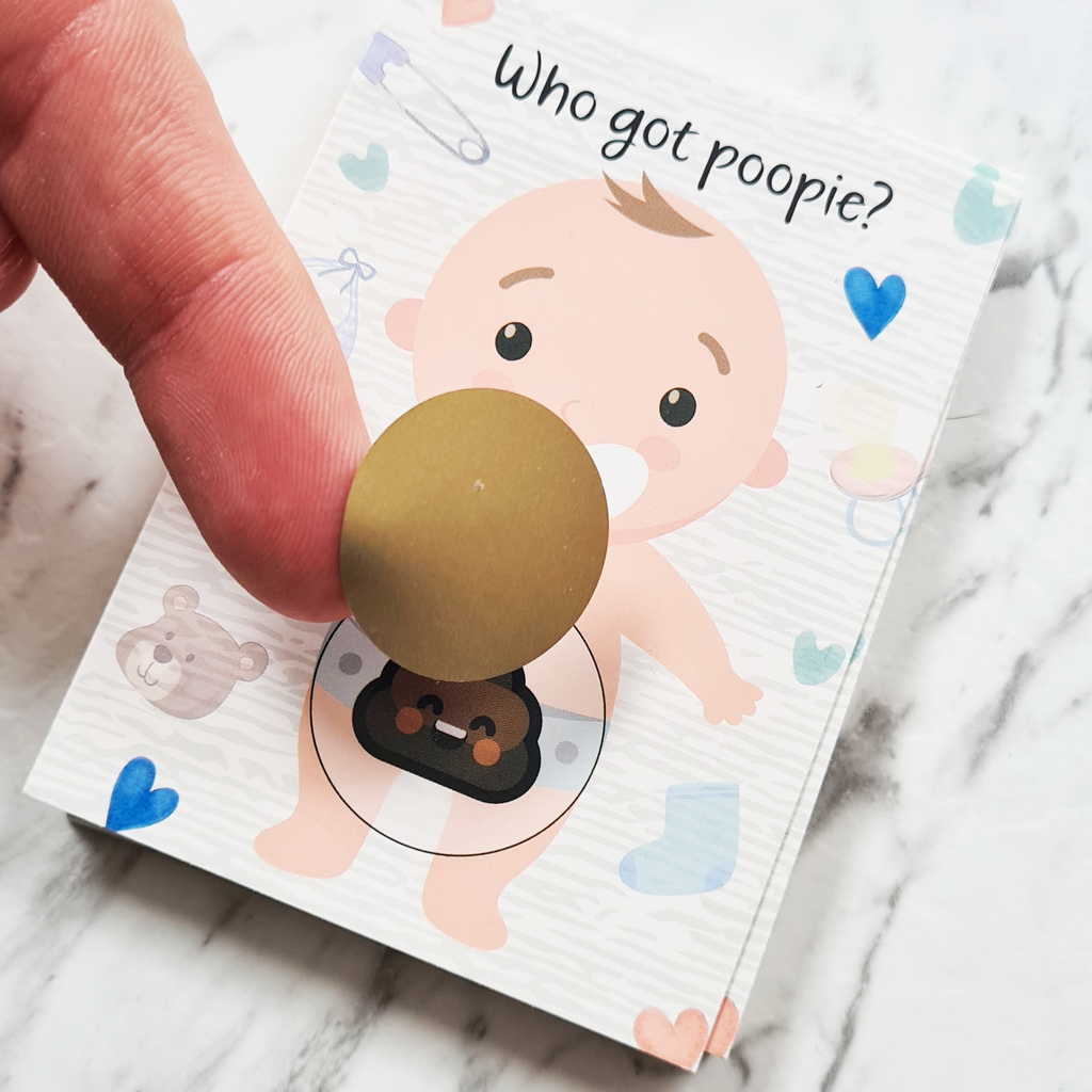 Baby Shower Scratch Off Game 33 Card Pack