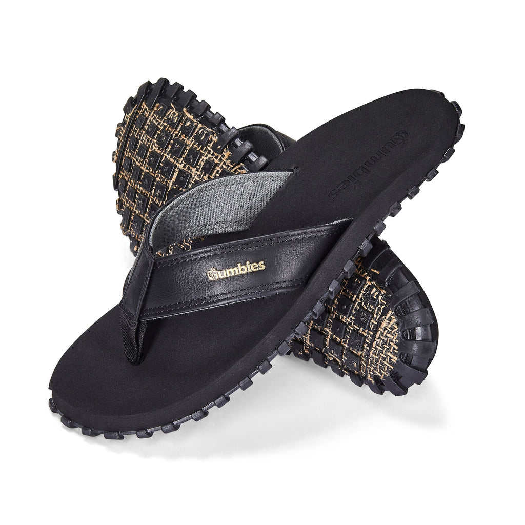 Vegovert Flip Flops Women's Black