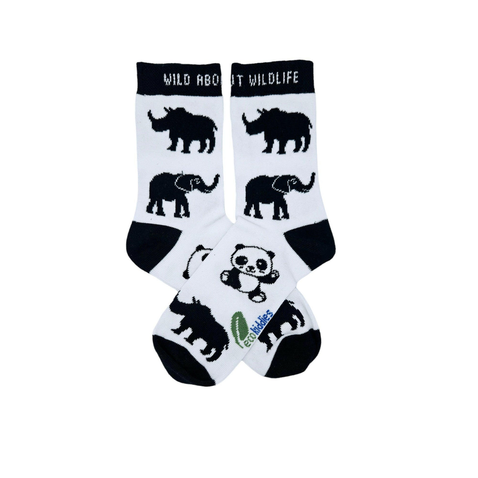 Wild About Wildlife Organic Cotton Kids Socks