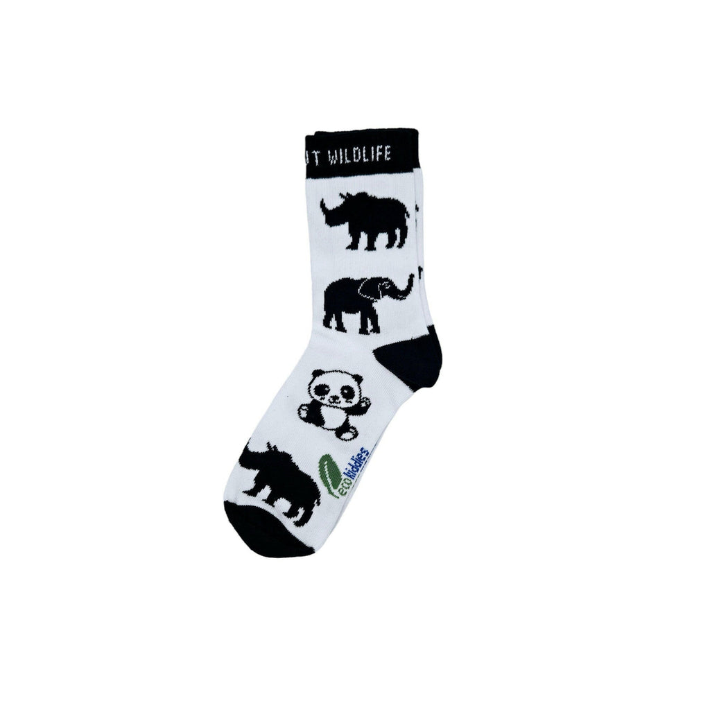 Organic Cotton Kids Socks Duo: School and Safari