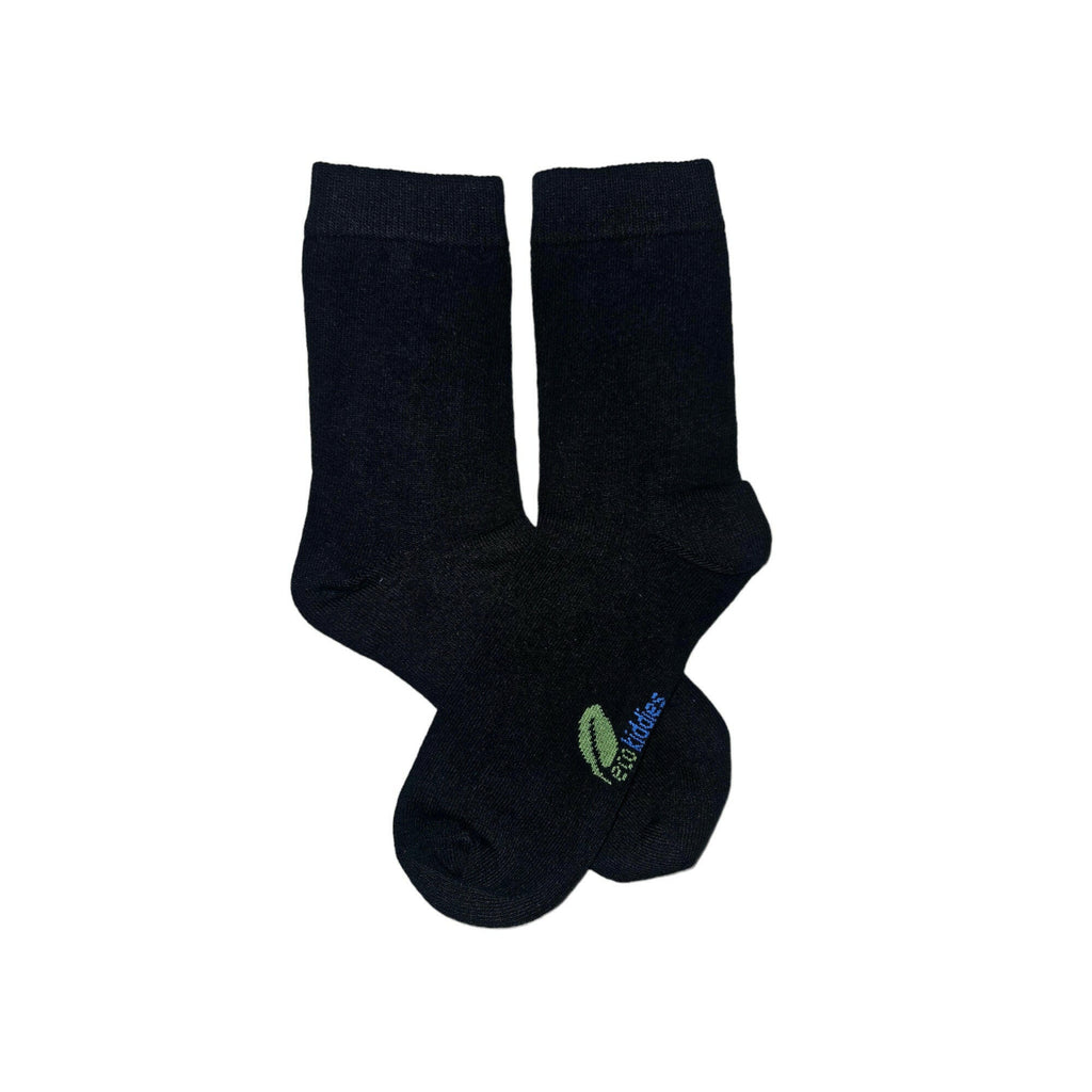 Black School Socks for Kids