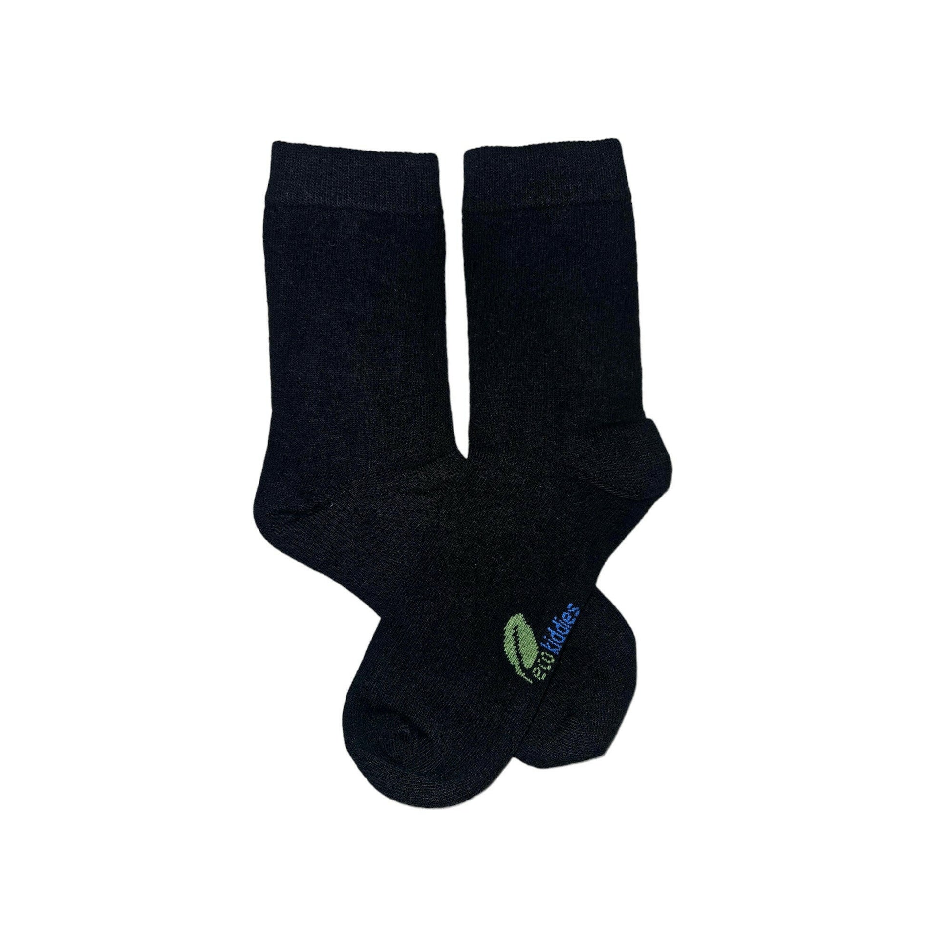 Black School Socks for Kids