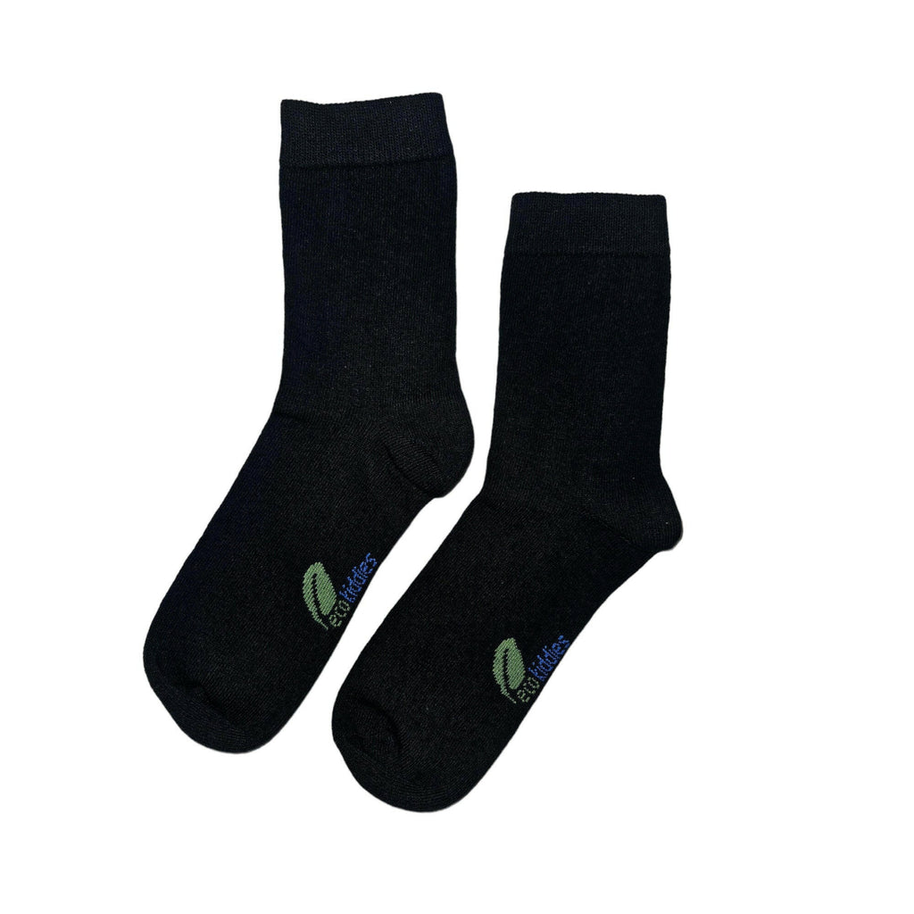 Black School Socks for Kids