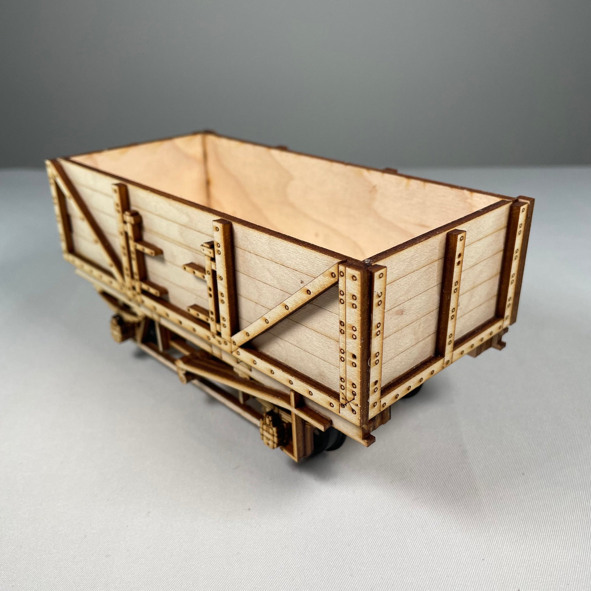 Railway Train Wagon Model with Storage