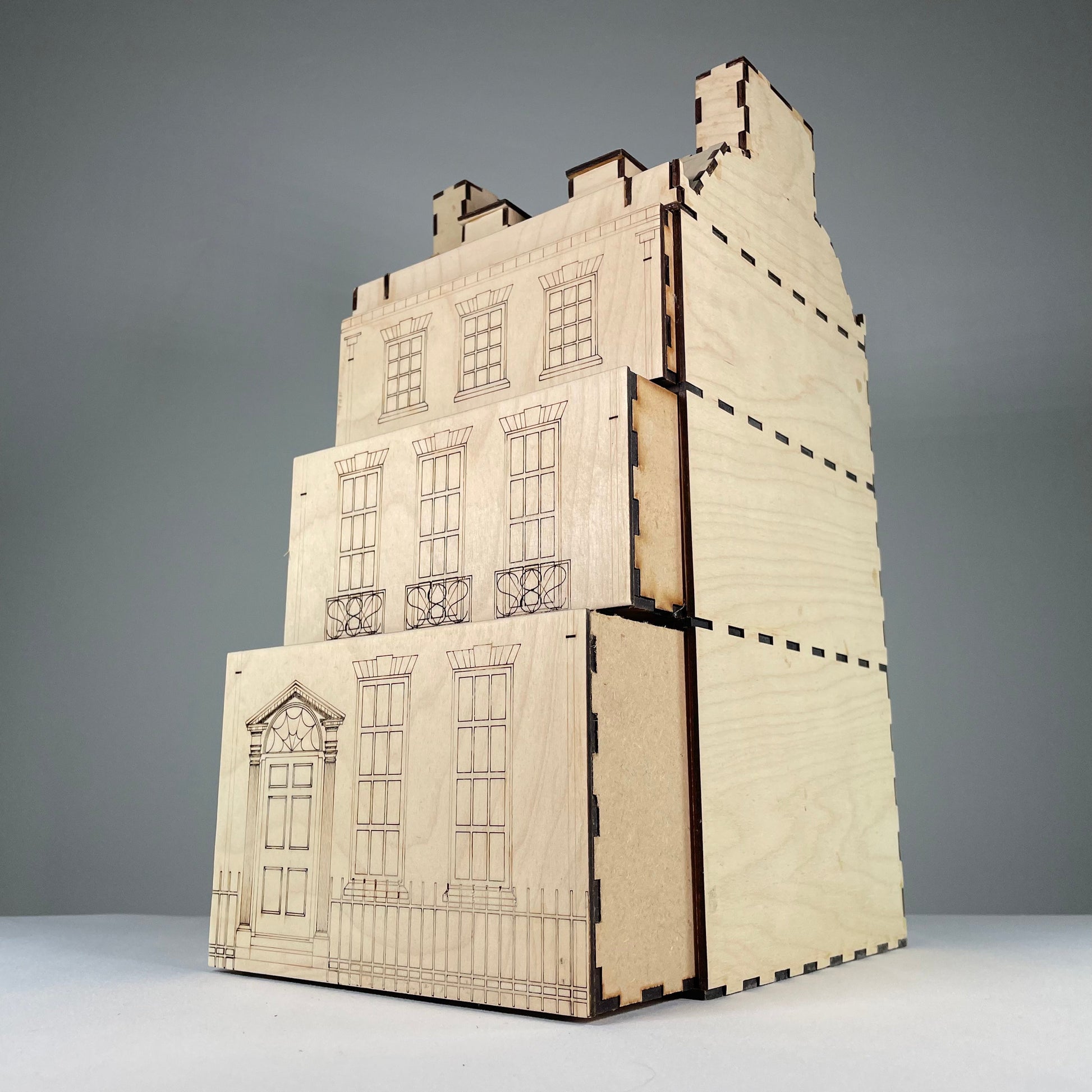 Three Tiered Georgian House Model
