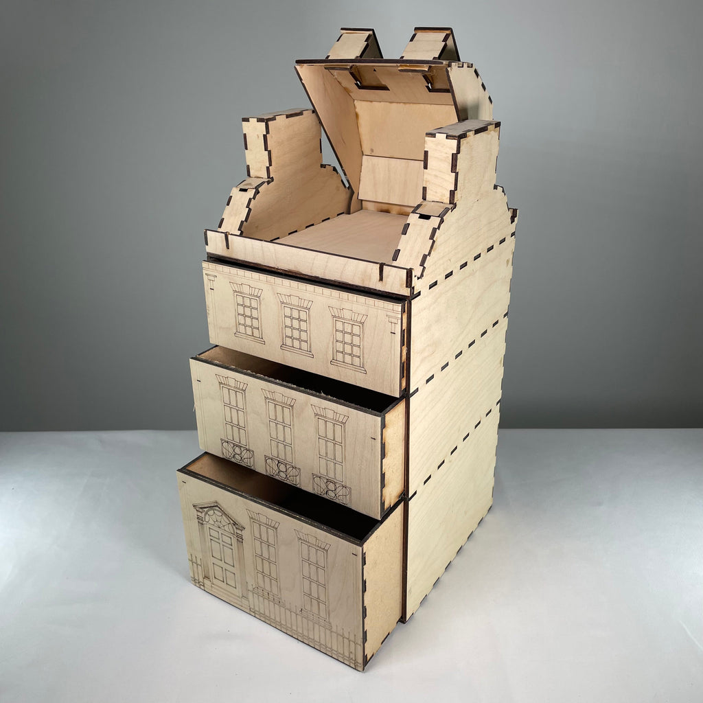 Three Tiered Georgian House Model