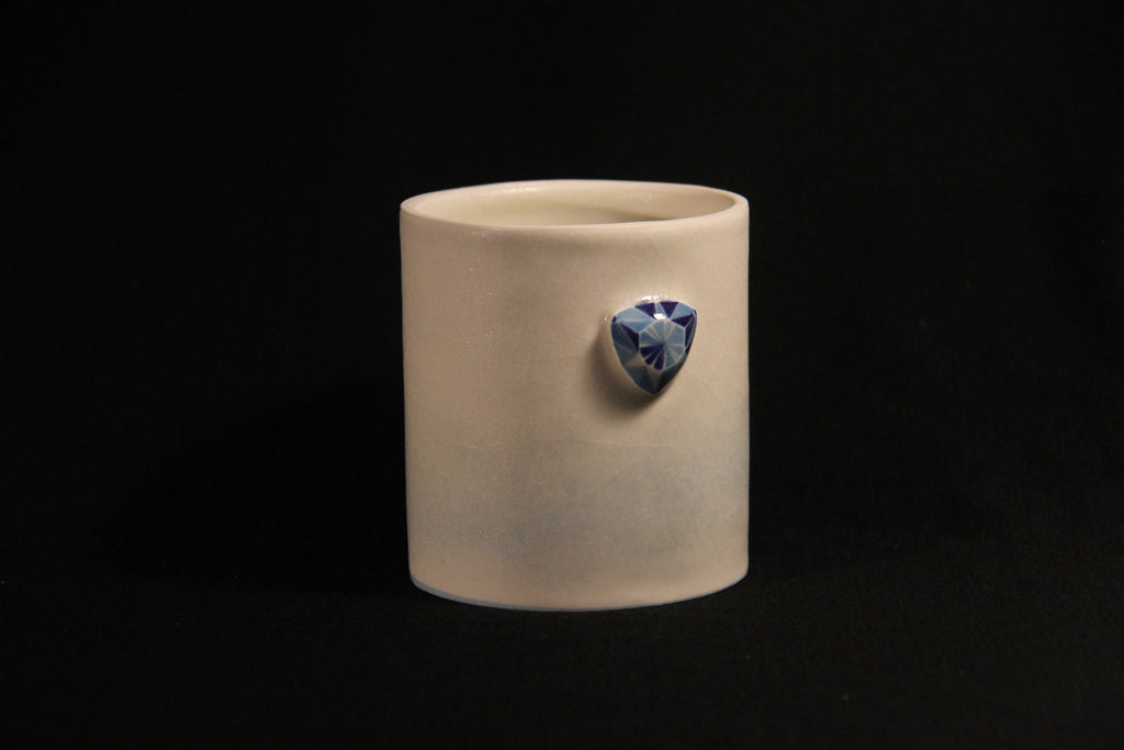 Gem Mug with Faceted Crystals