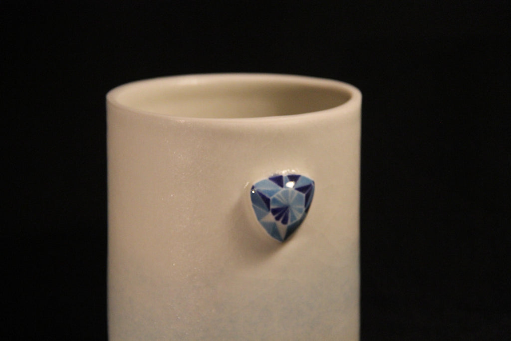 Gem Mug with Faceted Crystals