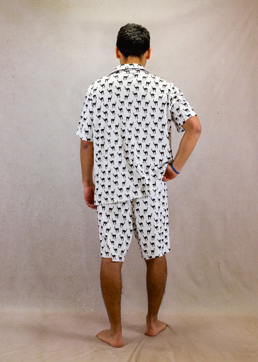 B and W Vicunas Short Sleeve Pyjama Set