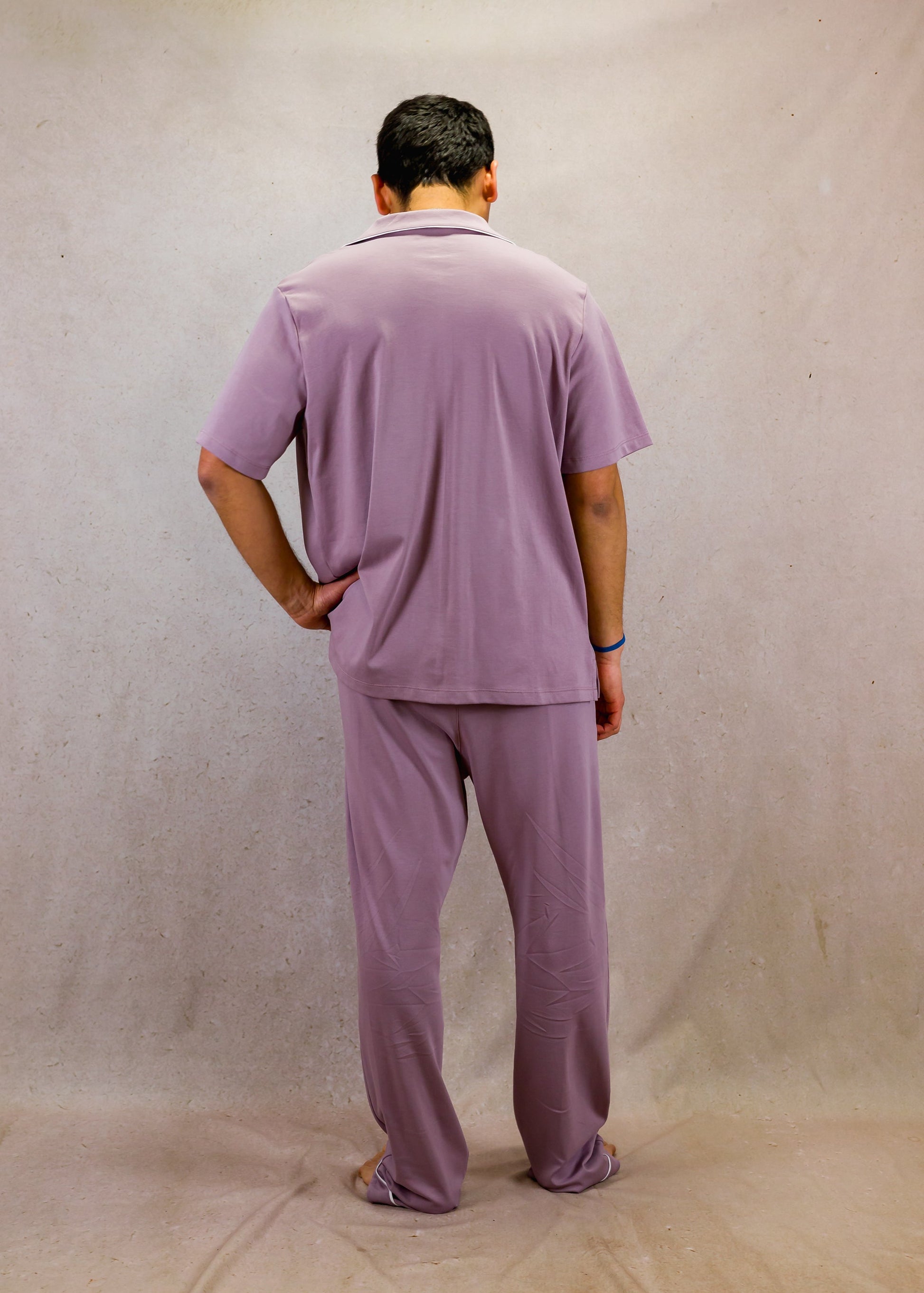 Pale Purple Short Sleeve Pyjama Set