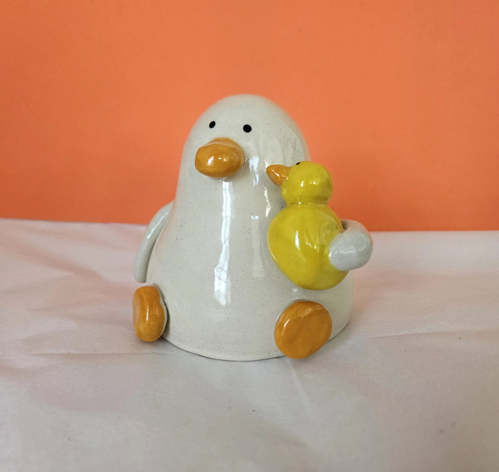 Val with the Pal Bath Duck Ceramic Handmade