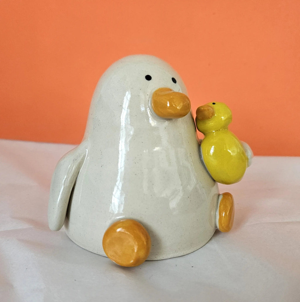 Val with the Pal Bath Duck Ceramic Handmade