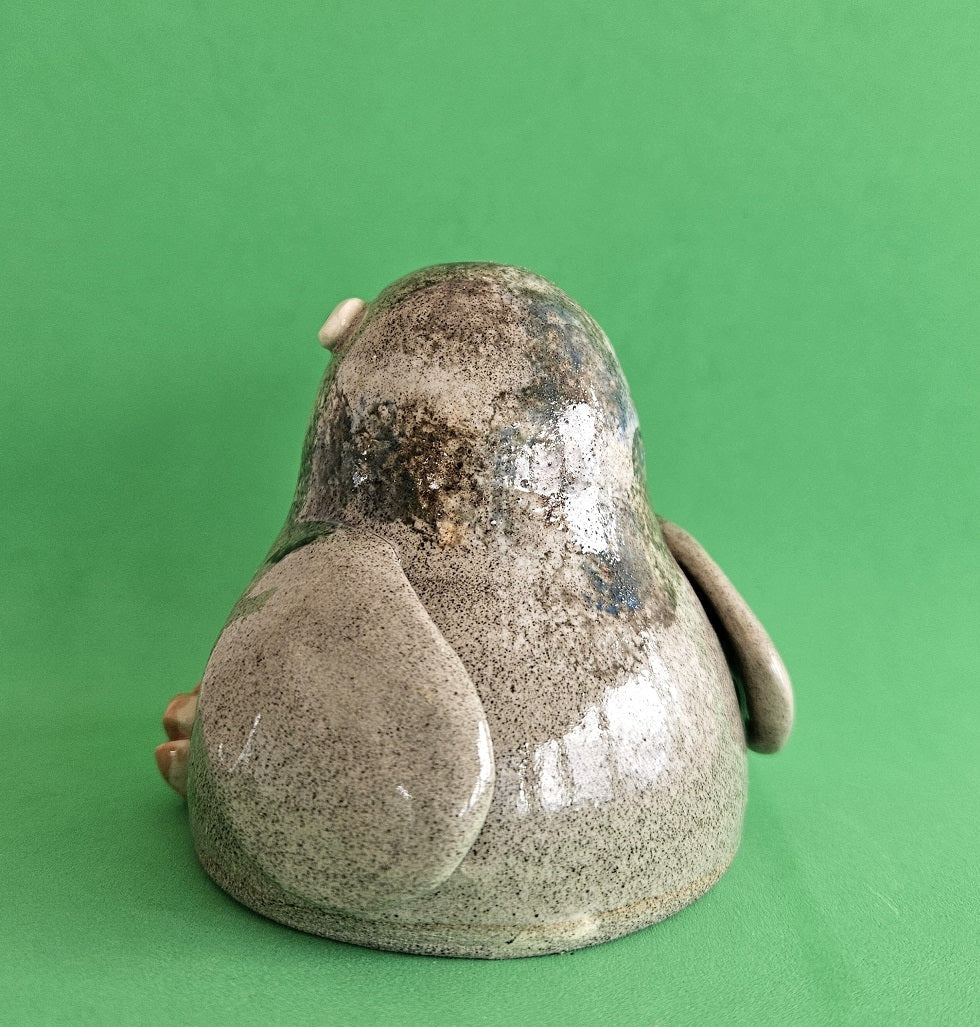 Handmade City Pigeon Ceramic Ornament