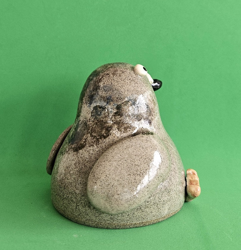 Handmade City Pigeon Ceramic Ornament