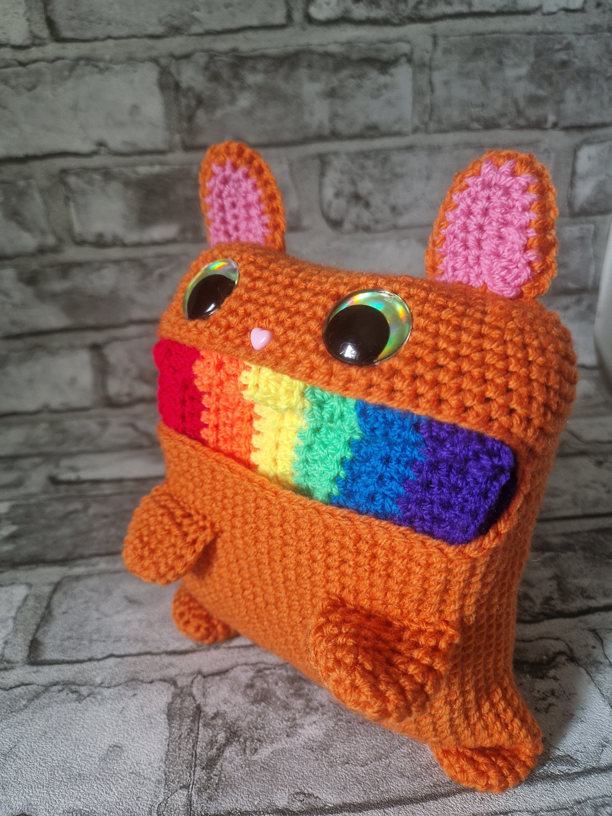 Neon Pride Rainbow Barf Scarf