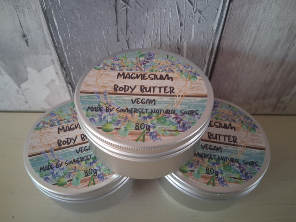 Magnesium Body Butter for Sleep and Muscle Relief