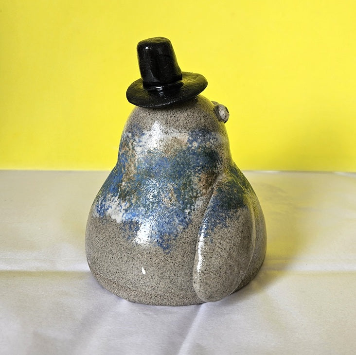 Business Pigeon Ceramic Ornament