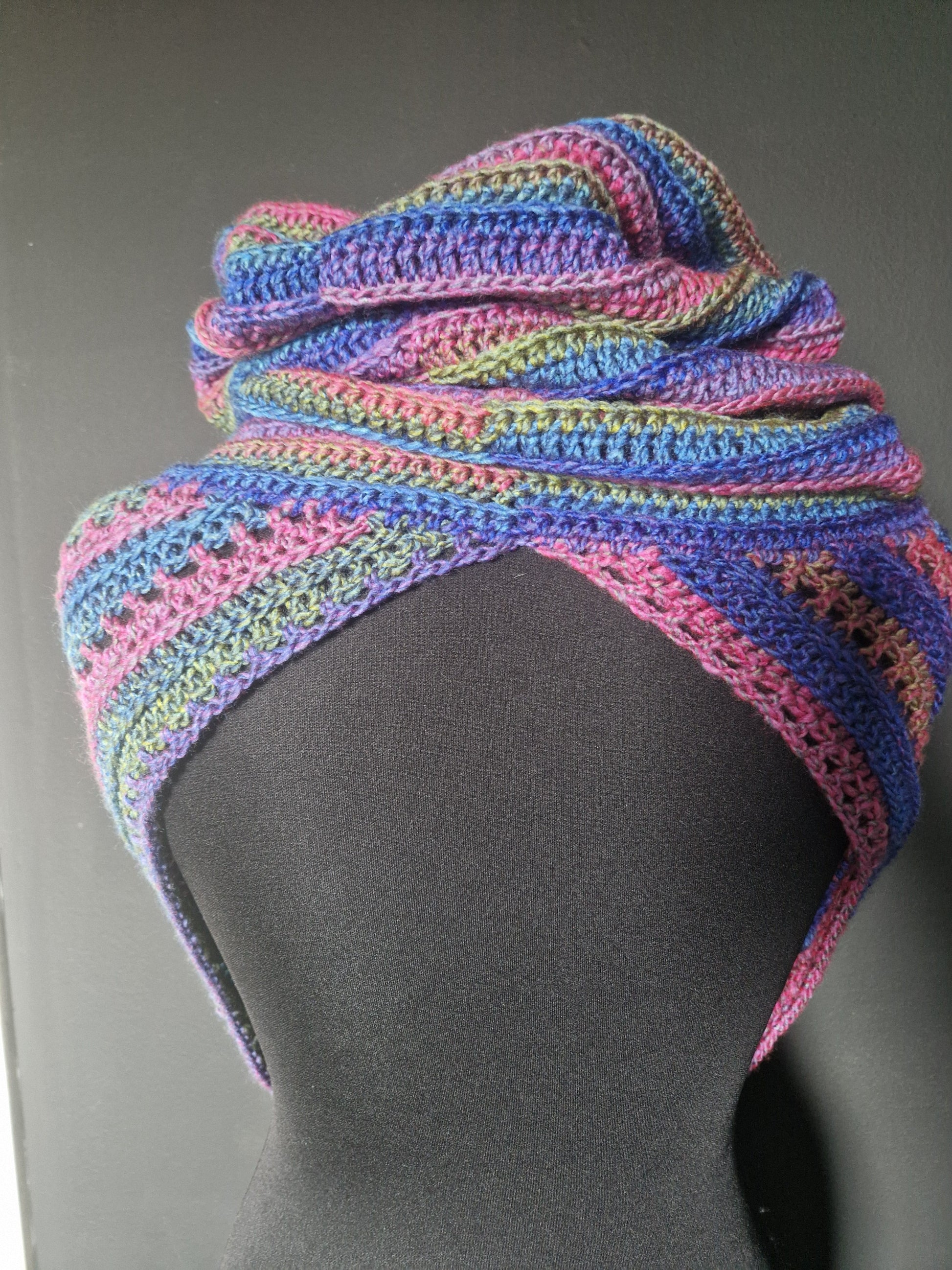 Wild Oleander Hooded Scarf