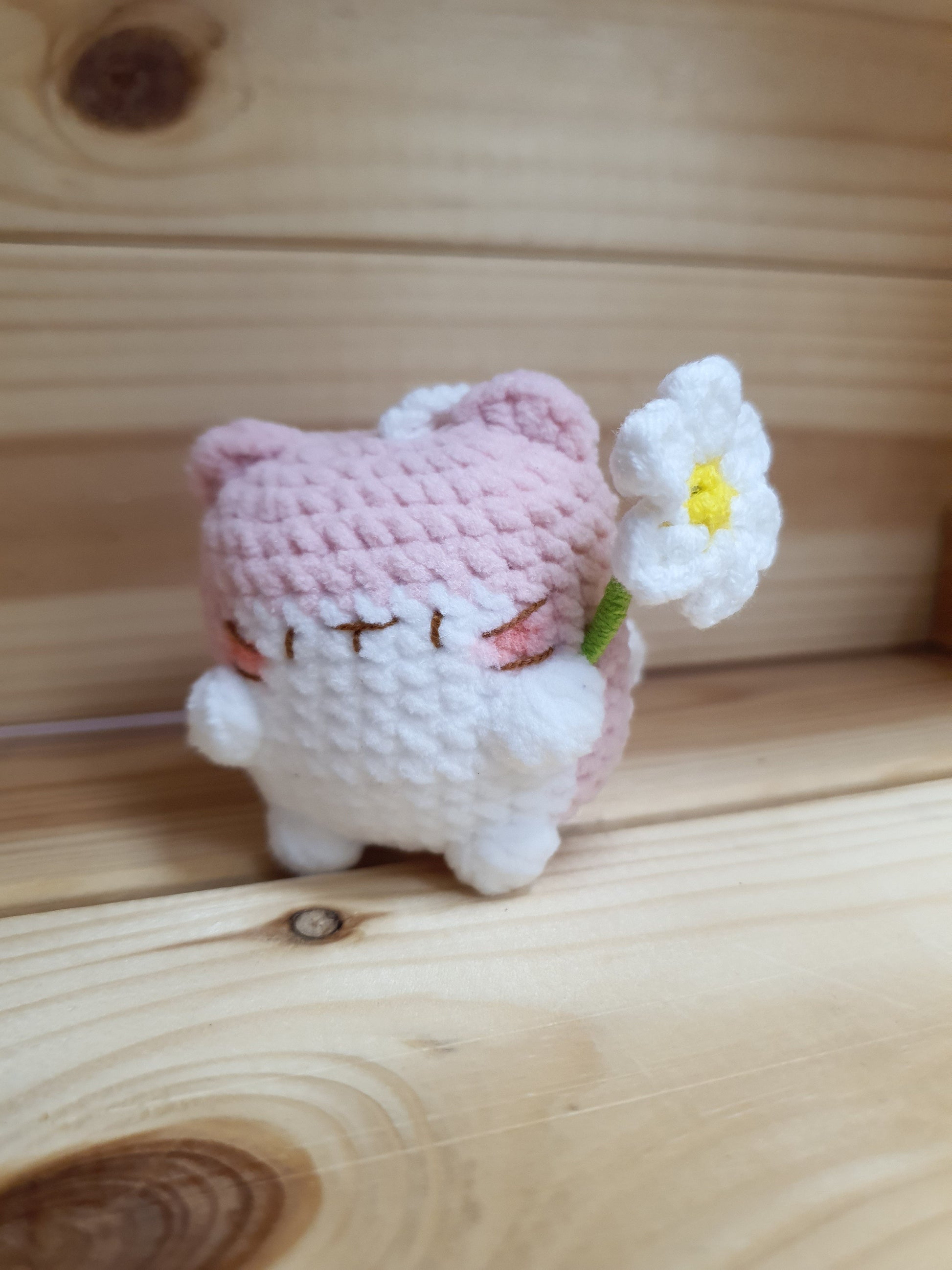 Little Square Cute Kitten Bag Charm