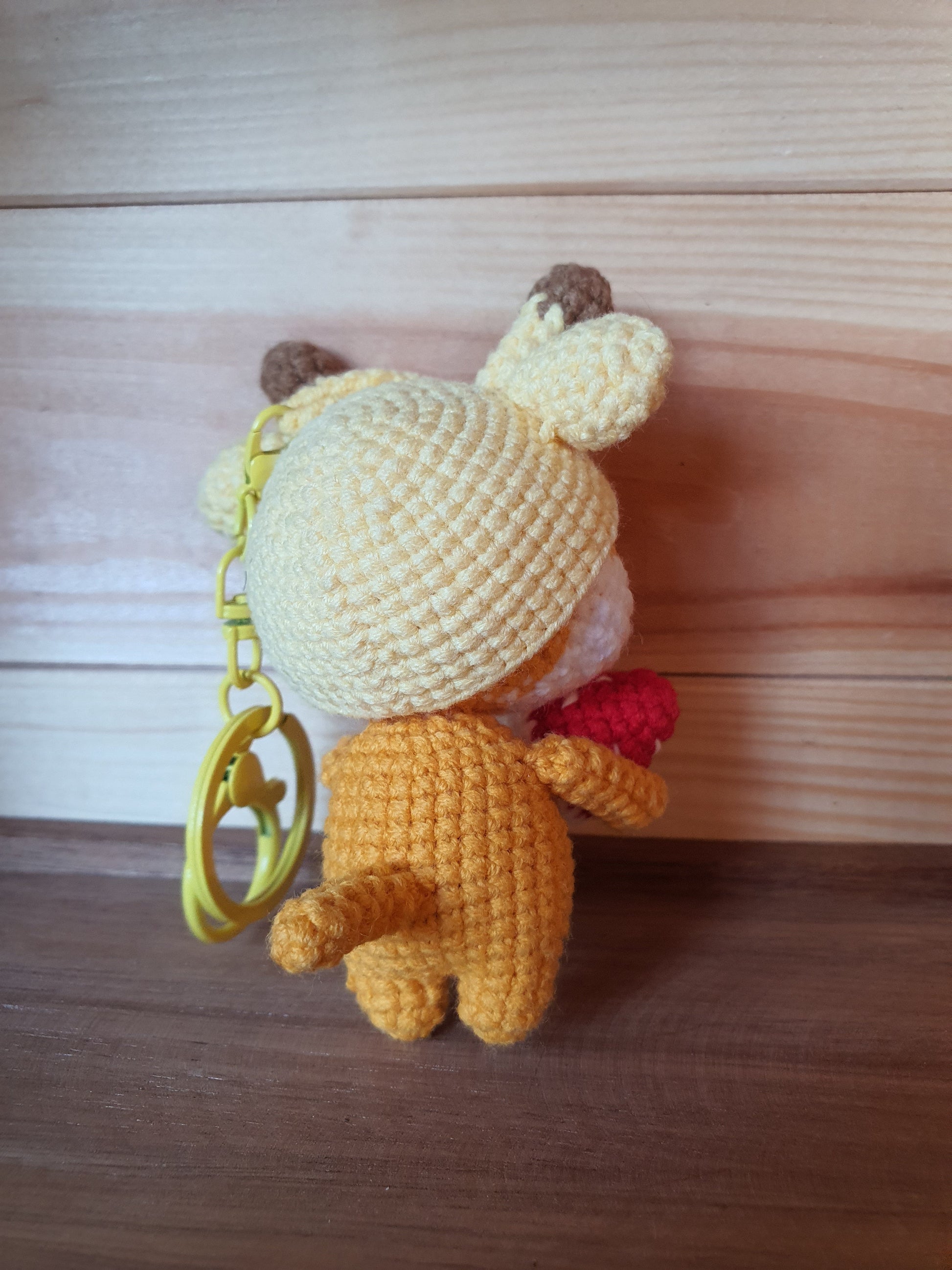 Handmade Crochet Shiba Dress Up Charms and Keychains