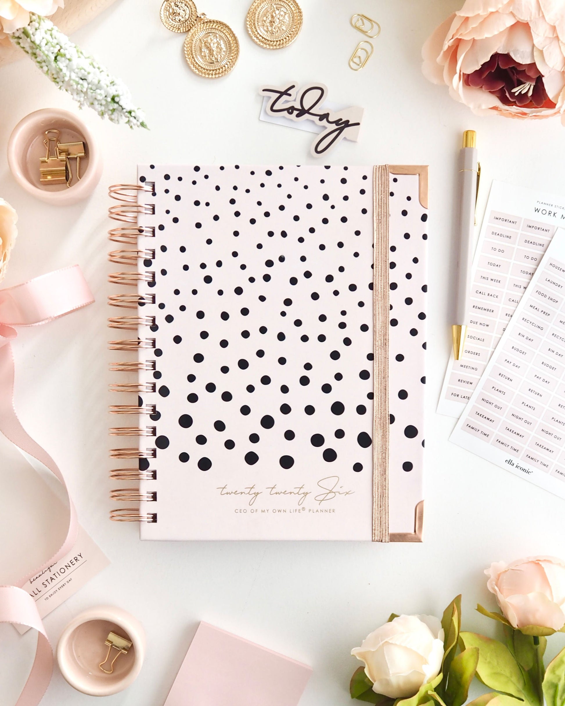 2026 Weekly Life Planner Dot Luxe