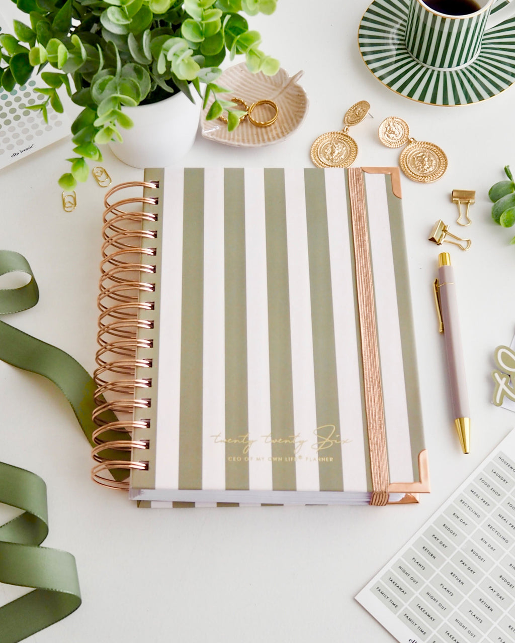 2026 Daily Life Planner in Olive