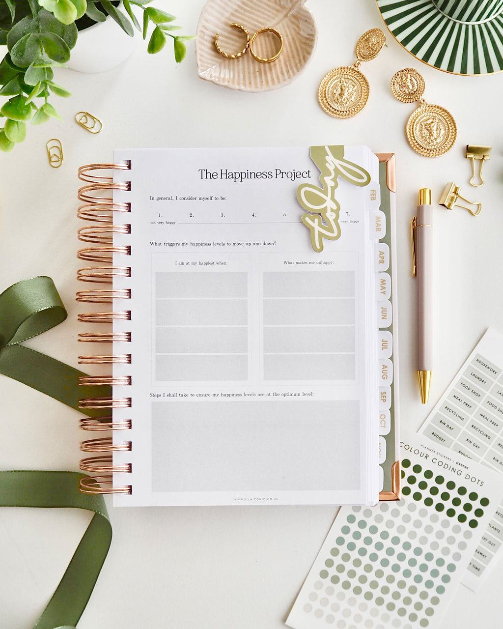 2026 Daily Life Planner in Olive