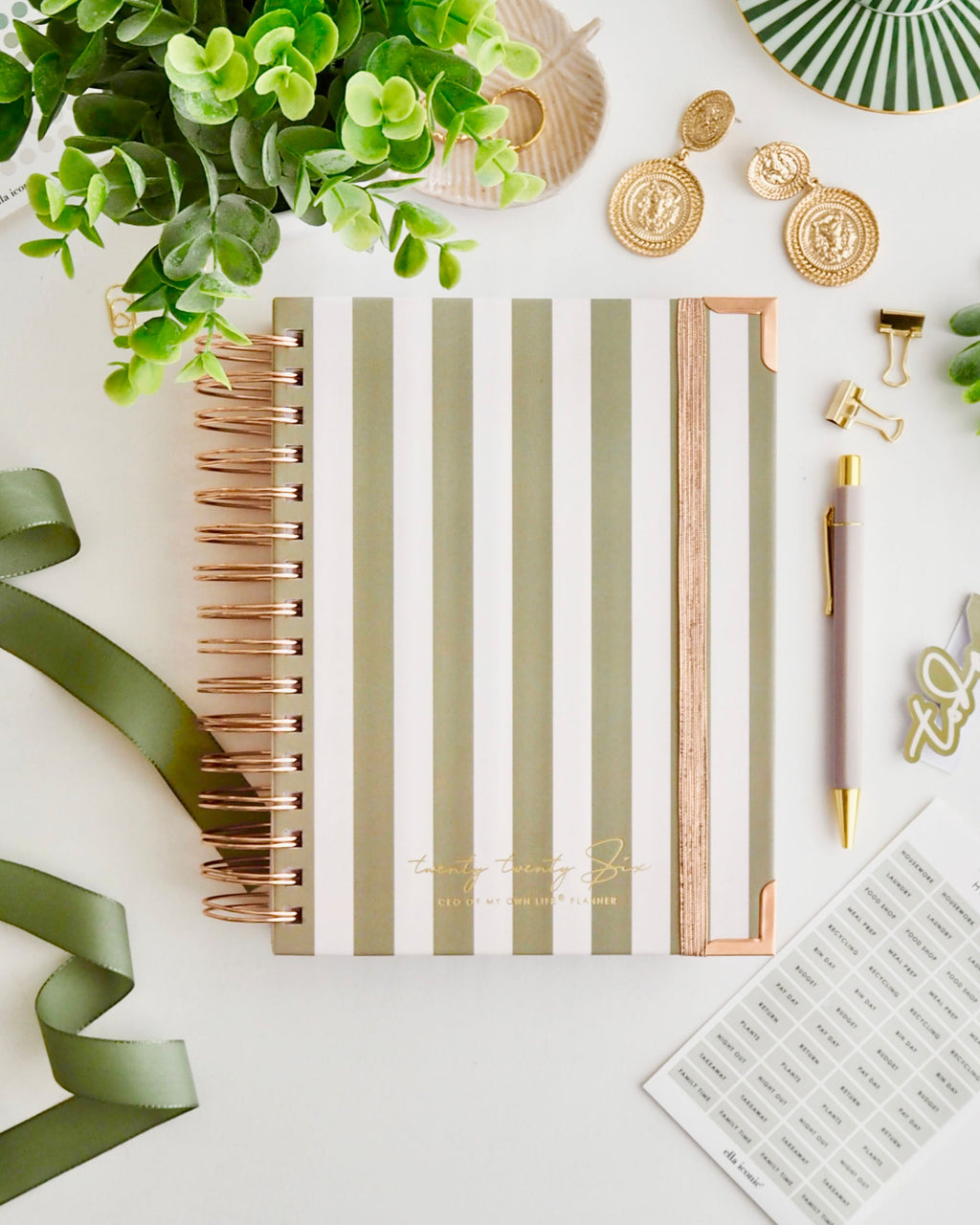 2026 Daily Life Planner in Olive
