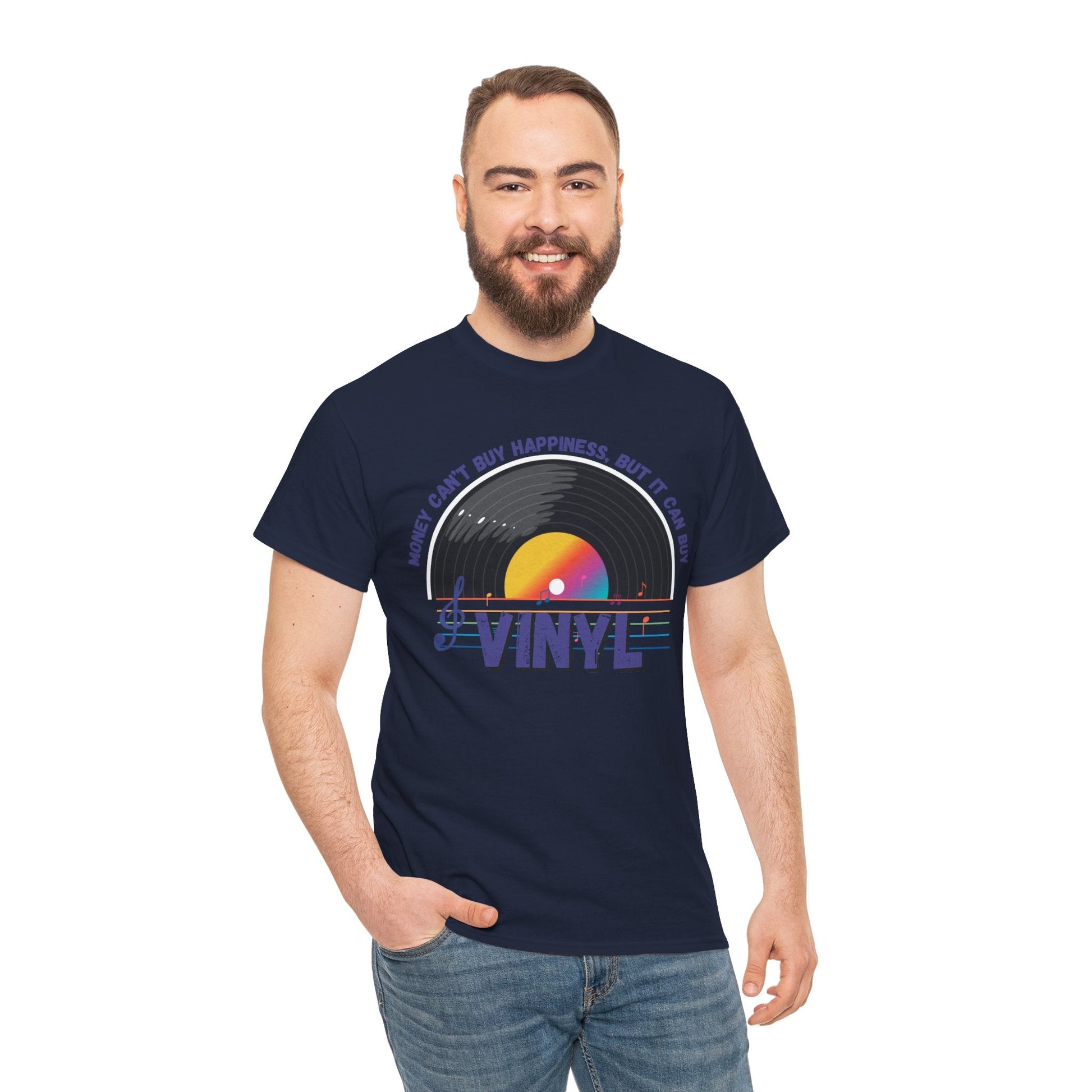 Money Can't Buy Happiness But It Can Buy Vinyl Men's T-Shirt
