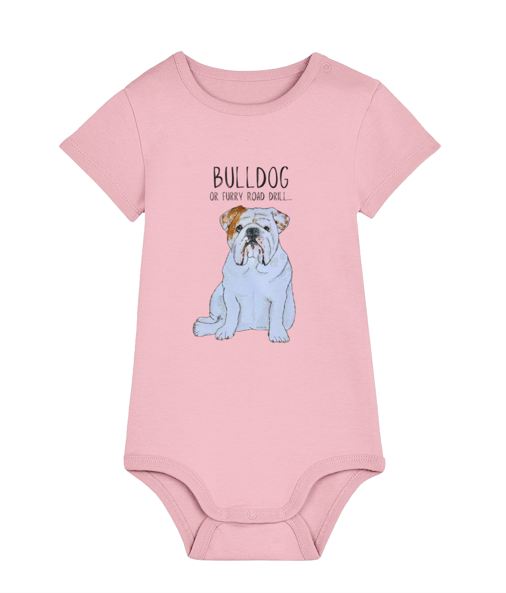 Bulldog Baby Bodysuit for Little Rebels