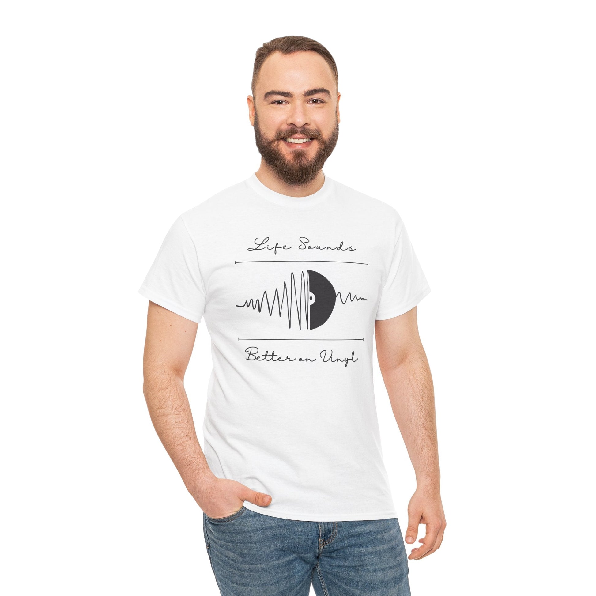 Life Sounds Better on Vinyl Men's T-Shirt
