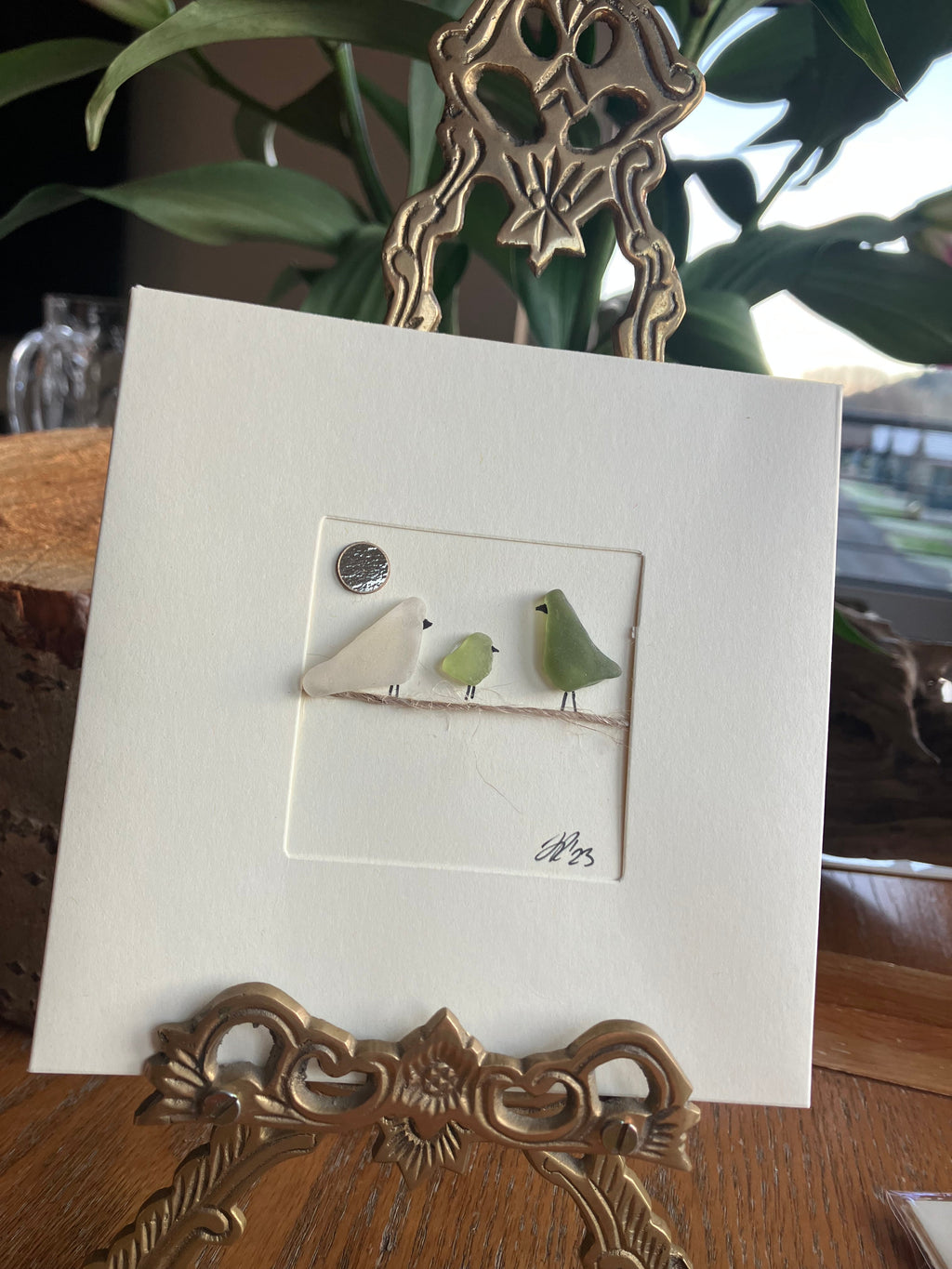 Little Bird Family Blank Card