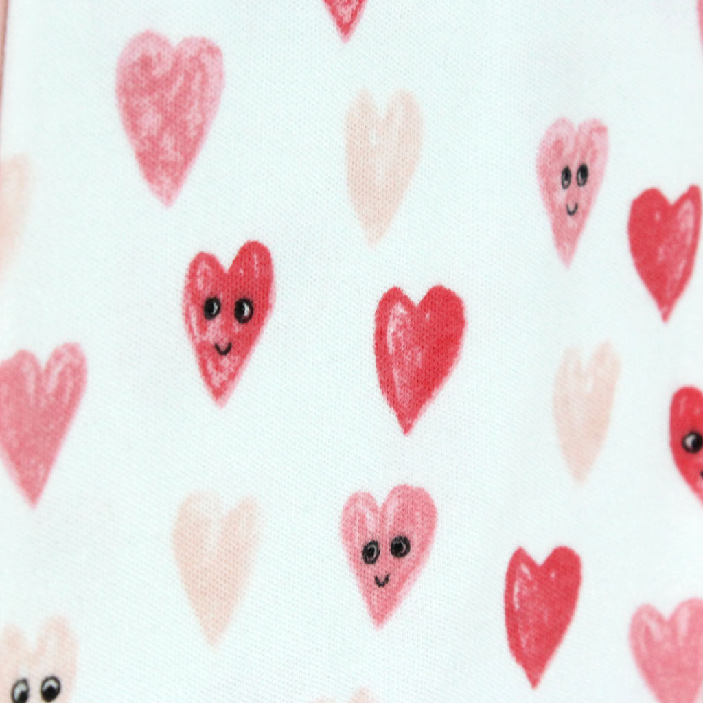 Personalised Heart Print Pyjamas for Ages 1 to 2 Years