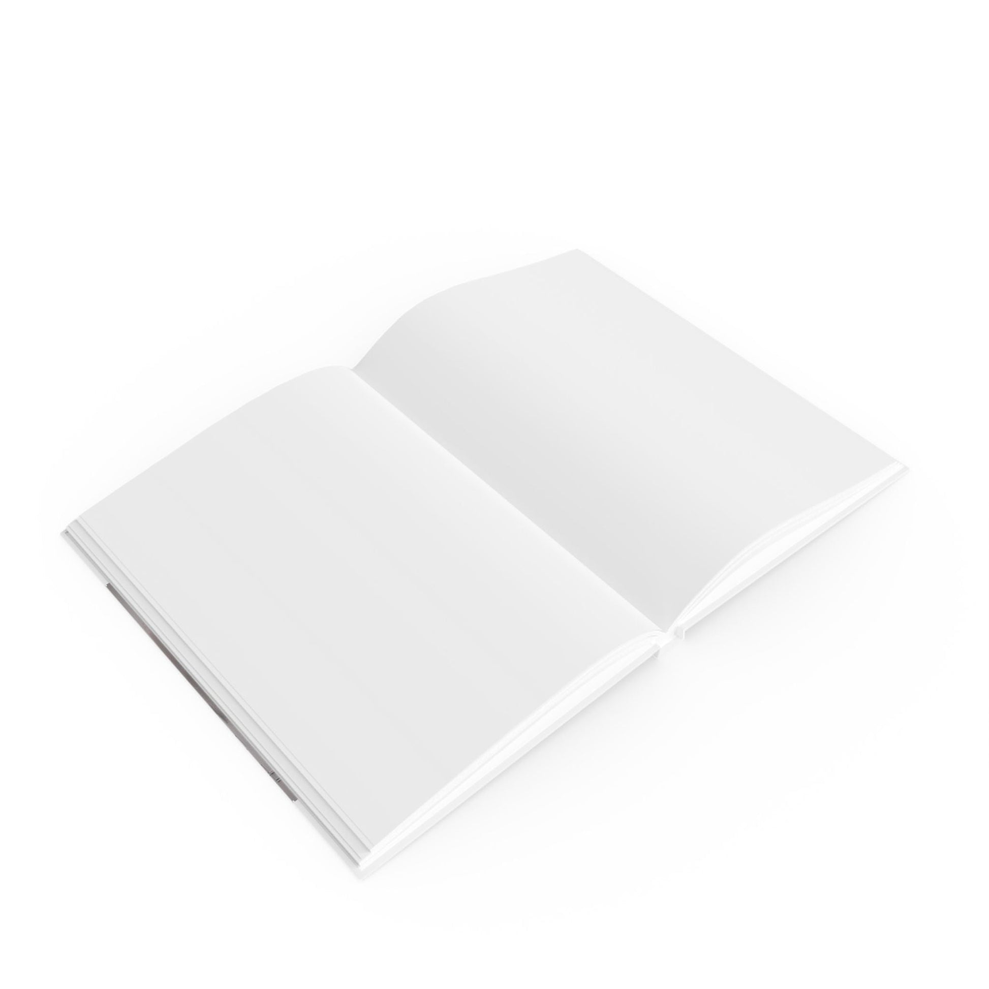 A5 Hardcover Journal with Whimsical Hearts Design in Muted Colours