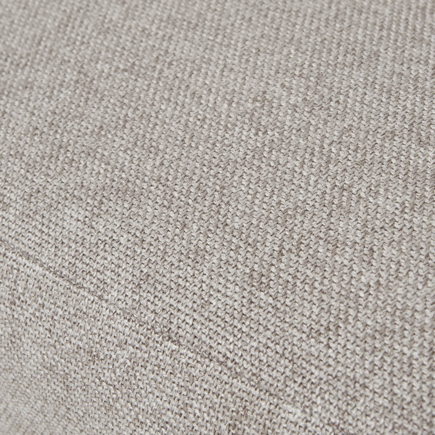 Oatmeal twill dining chair with tufted detailing, curved back, and solid oak legs for elegant comfort. by RoomLondon at brixbailey.com