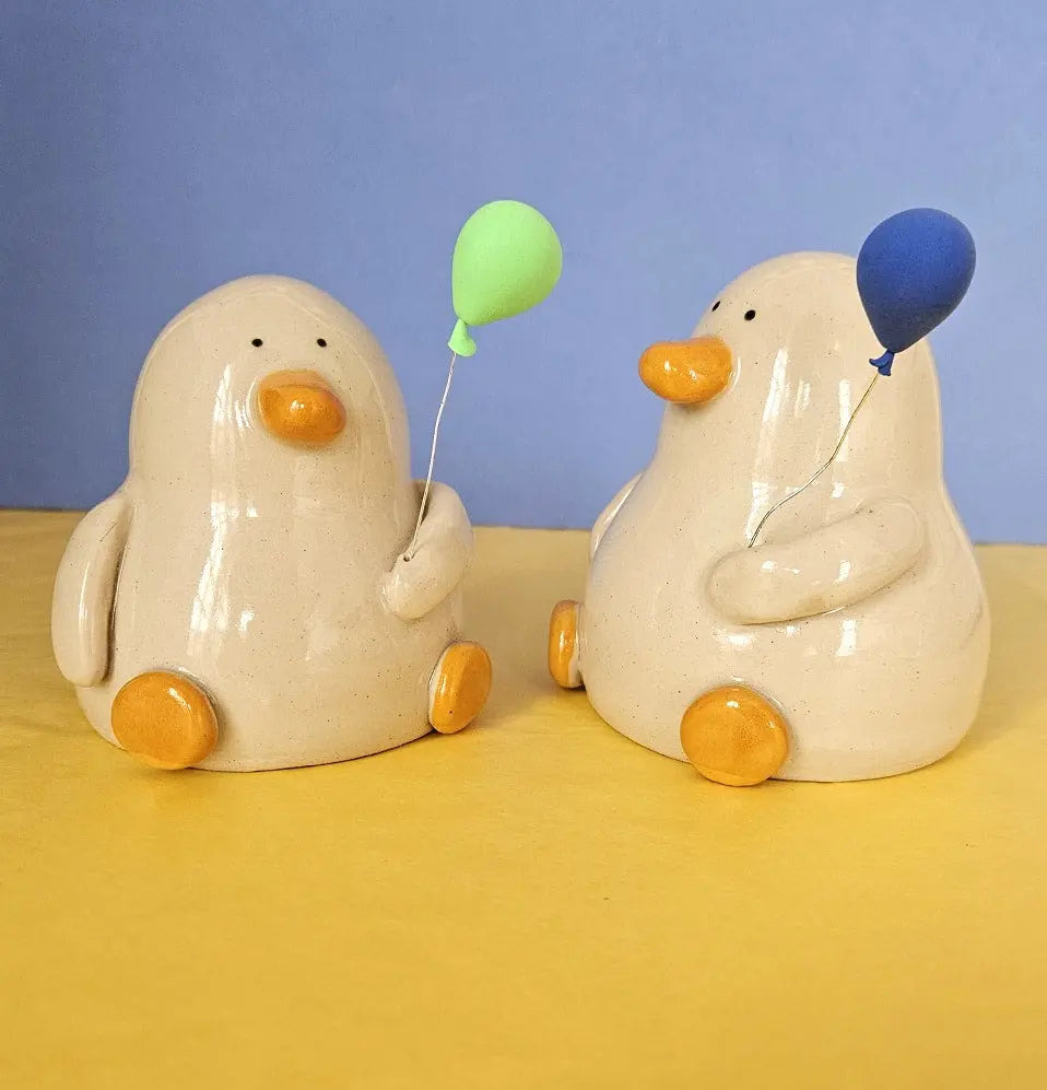 Trent at the Event Balloon Duck Handmade Ceramic