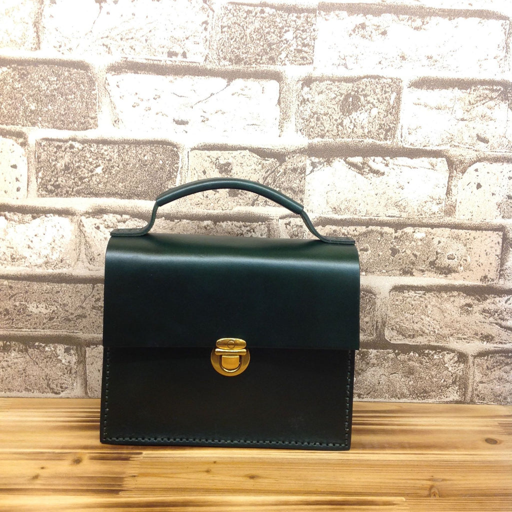 Retro Tree Leather Crossbody Bag