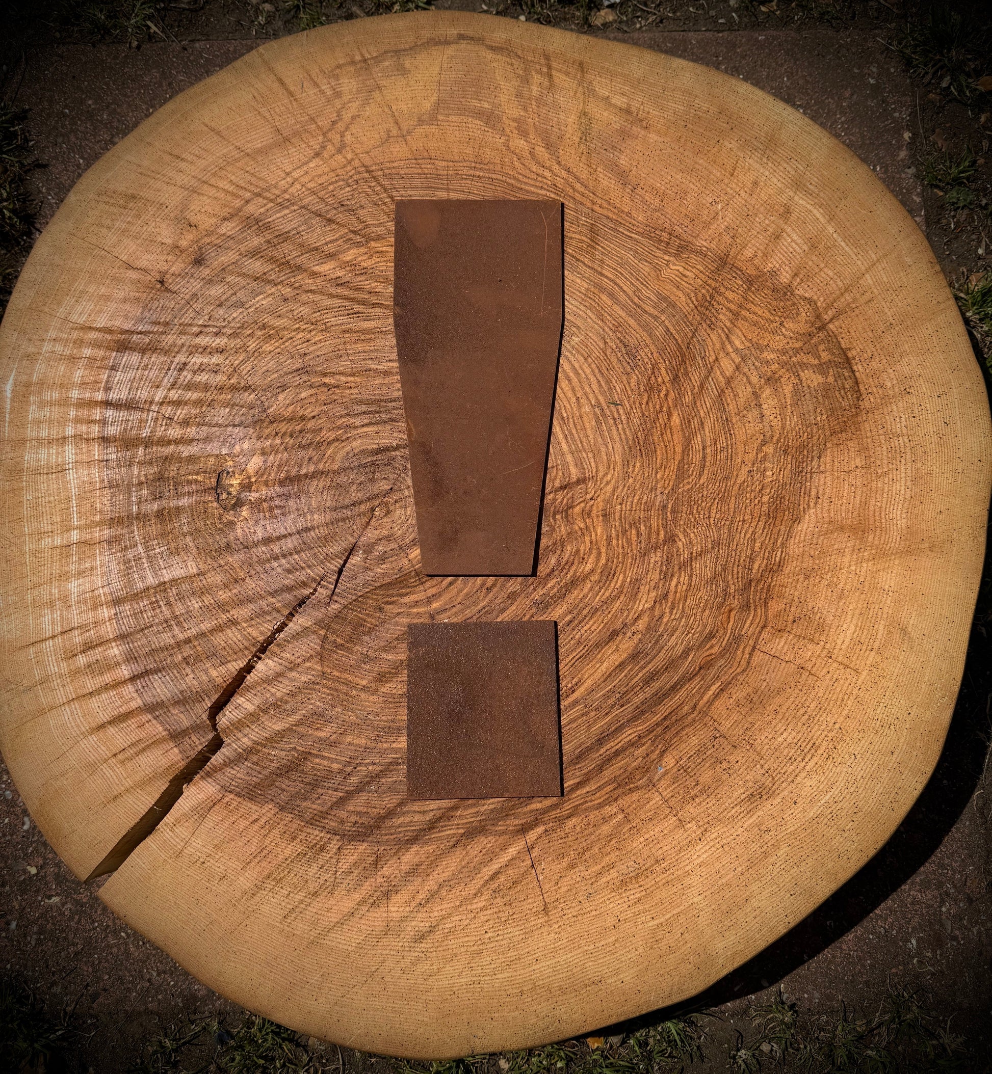 12 Inch Rusty Metal Letters A-Z 0-9