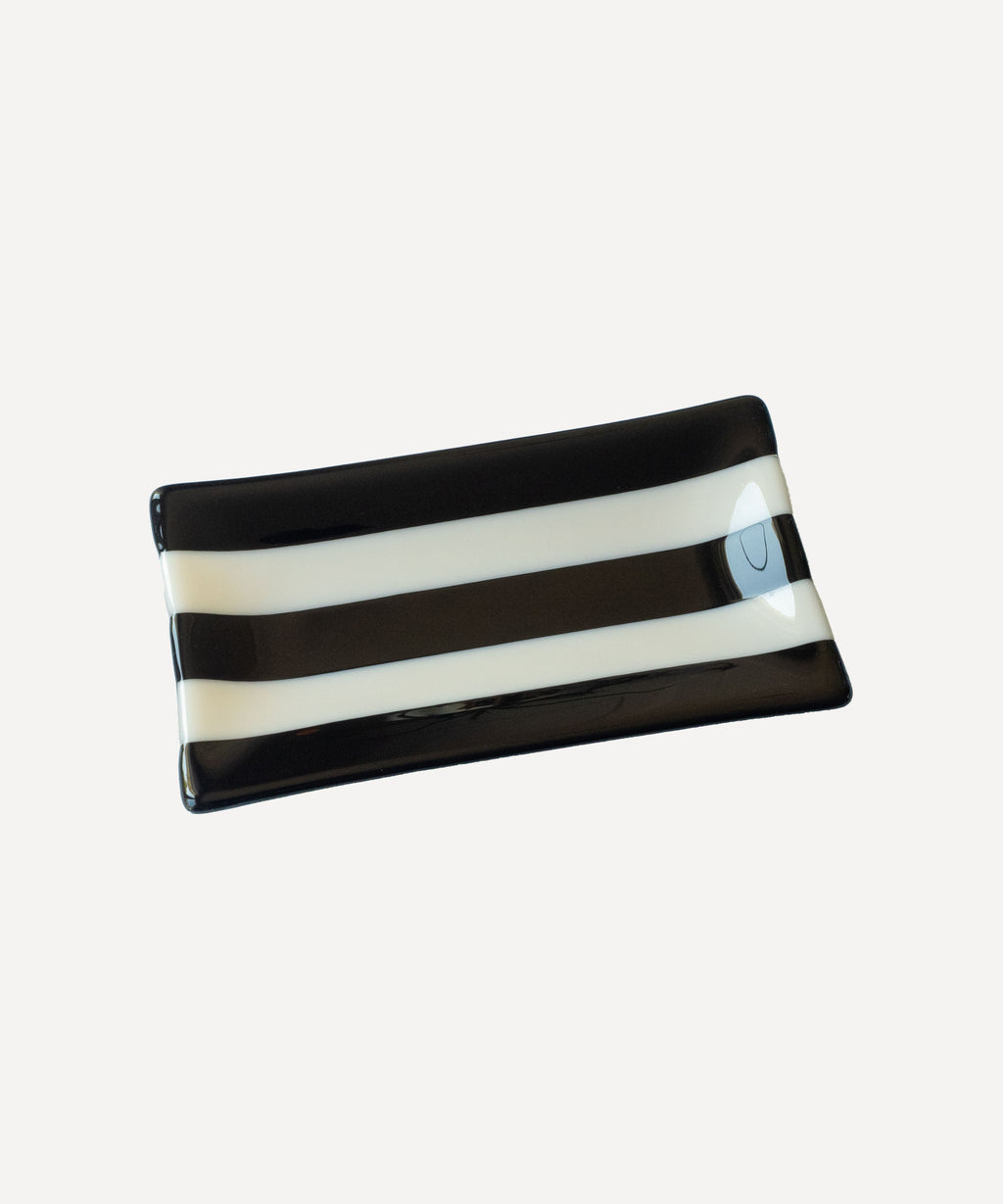 Striped Dual Coloured Large Tray 21x12cm