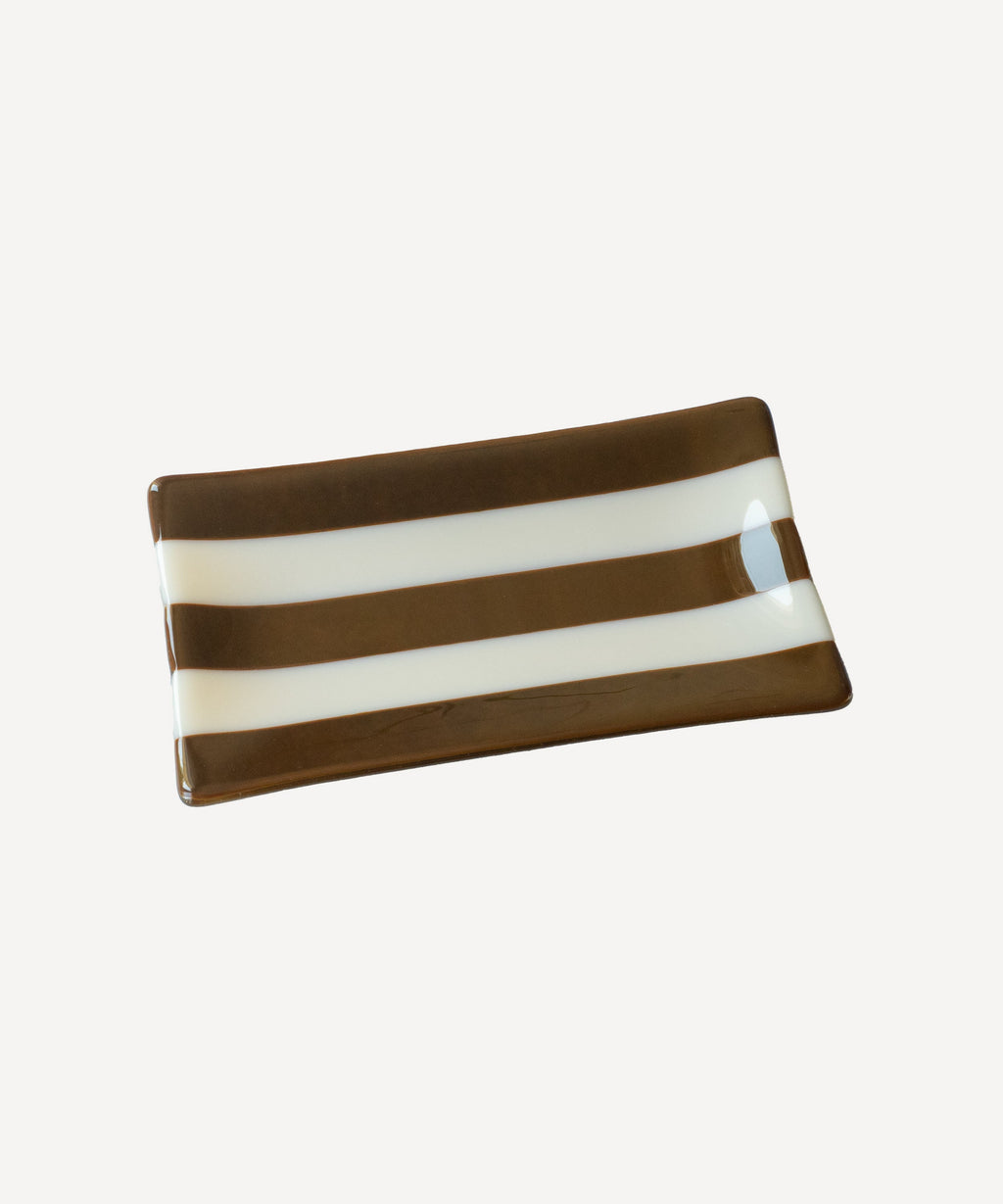 Striped Dual Coloured Large Tray 21x12cm