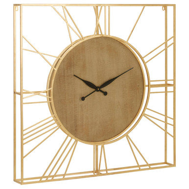 Gold Wall Clock