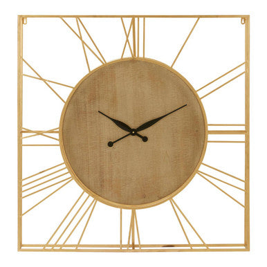 Gold Wall Clock