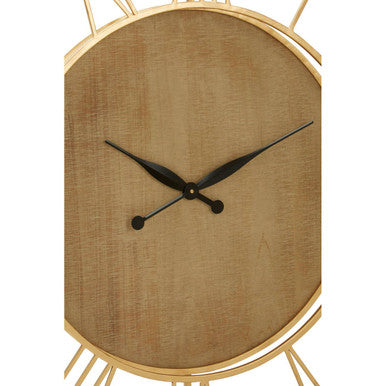 Gold Wall Clock