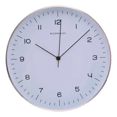 Round Copper Finish Wall Clock