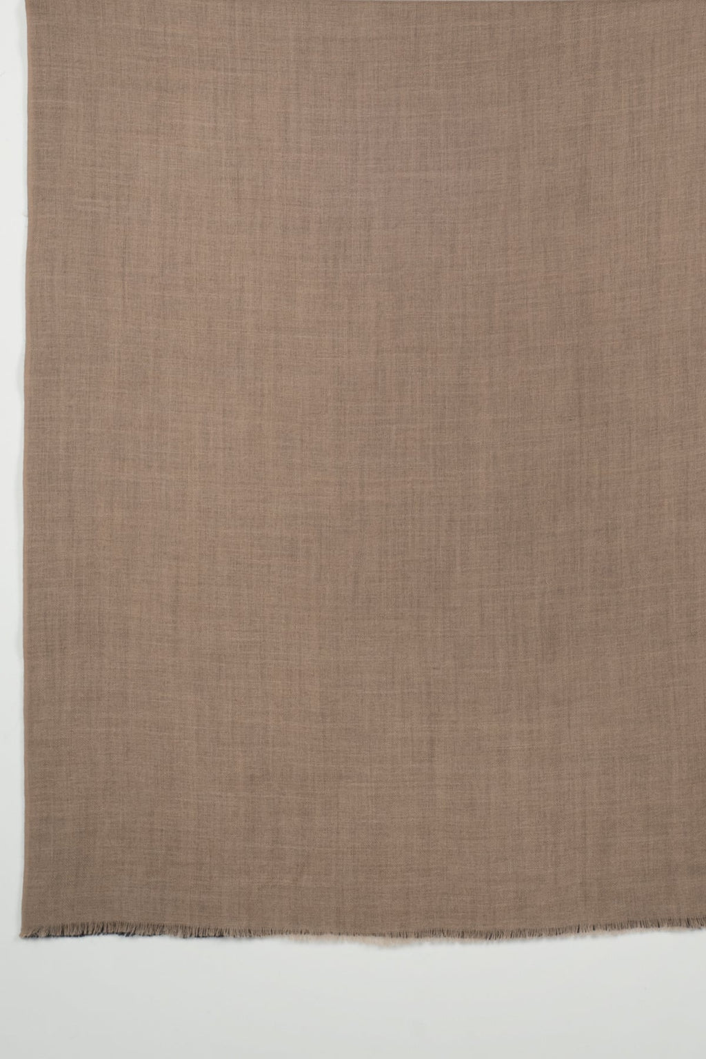 Reversible Merino Wool Scarf in Black and Beige