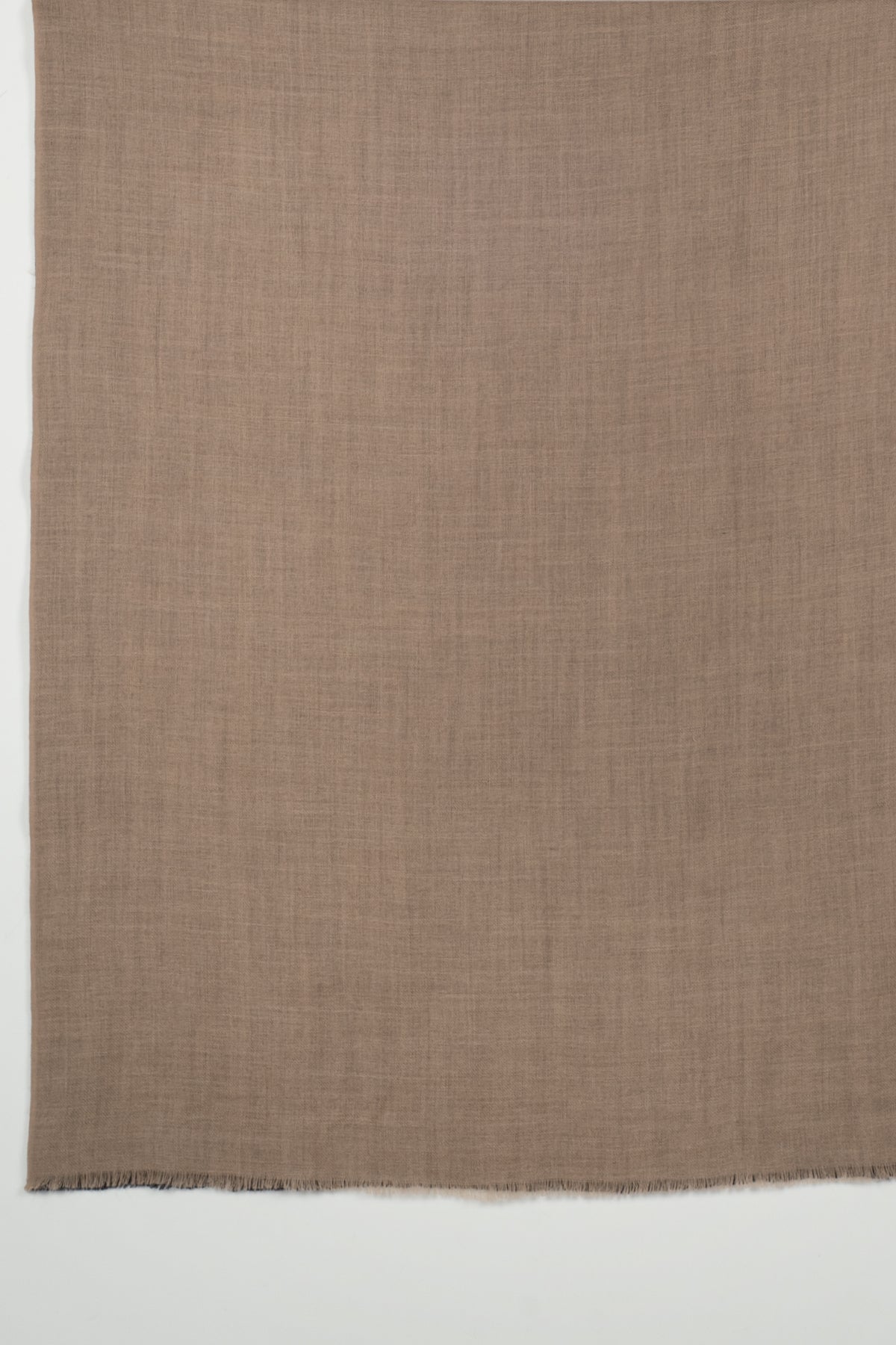 Reversible Merino Wool Scarf in Black and Beige