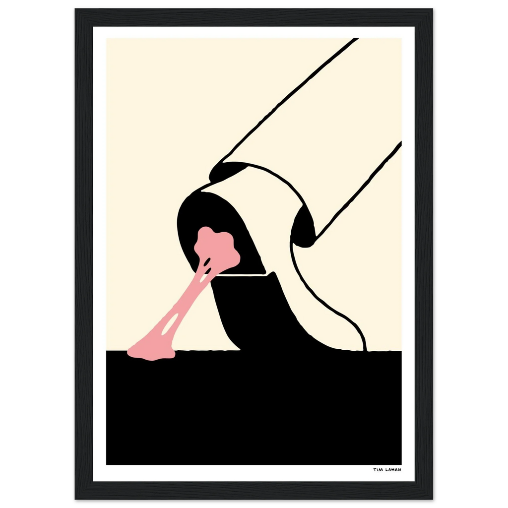 Stuck Framed Print