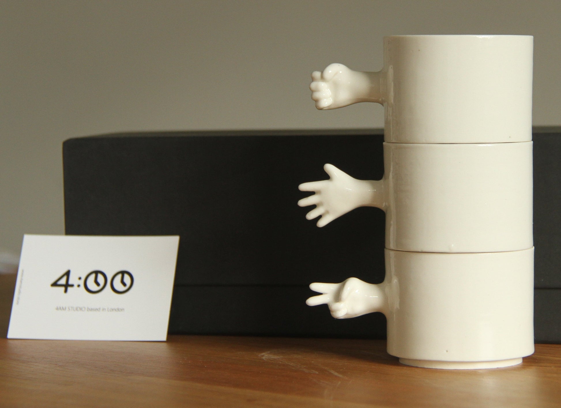 Rock Paper Scissors Porcelain Cup Set