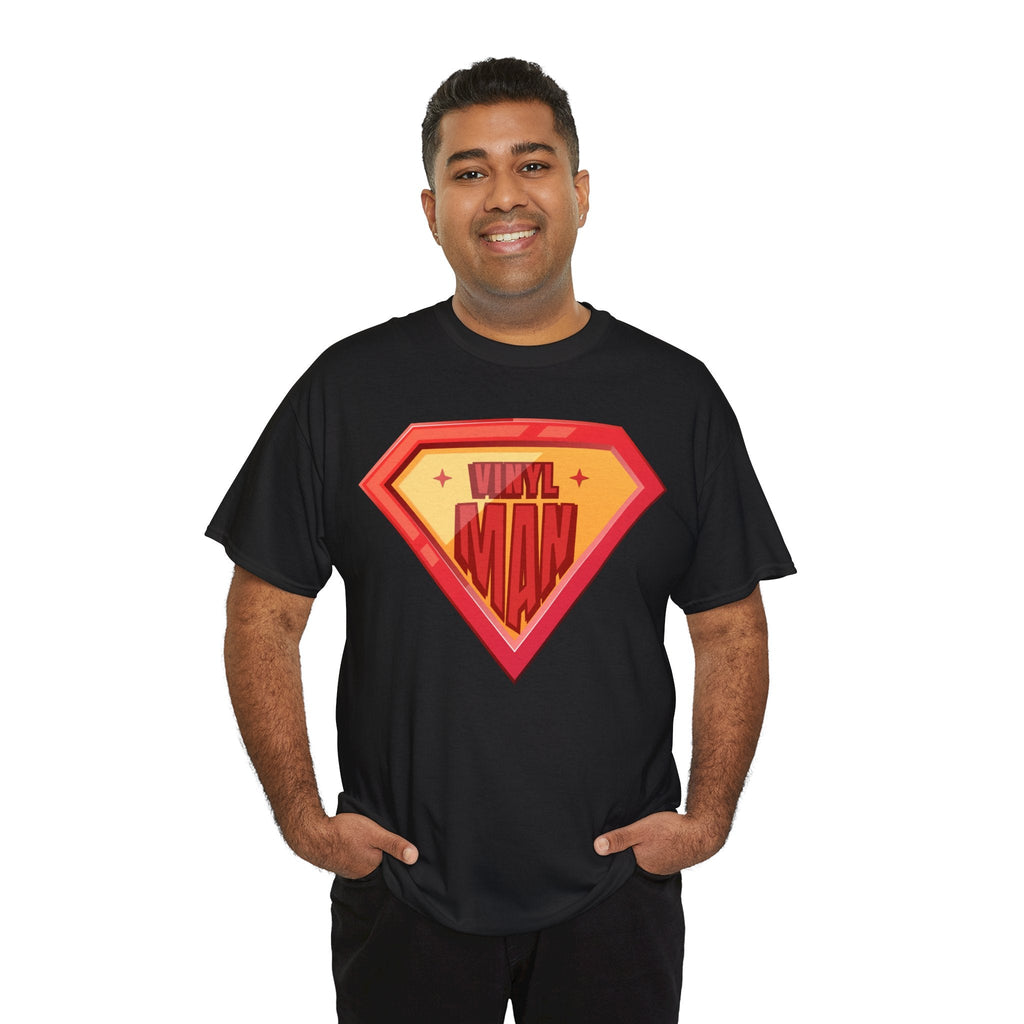 Vinyl Man Men's Superhero T-Shirt