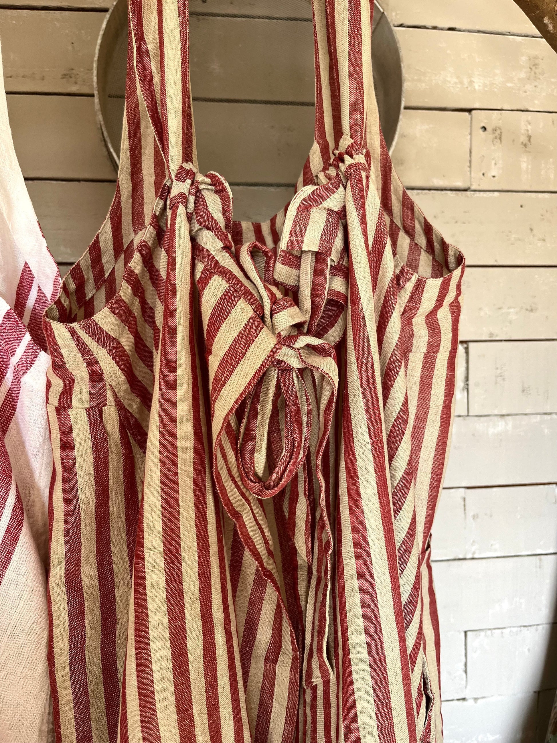 Natural Linen Apron Handmade
